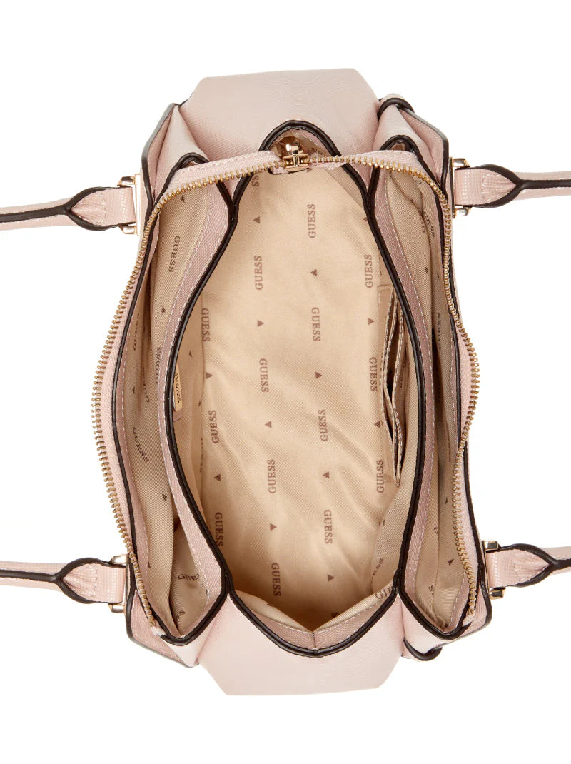 GUESS Brand Top Zip Shoulder Bag