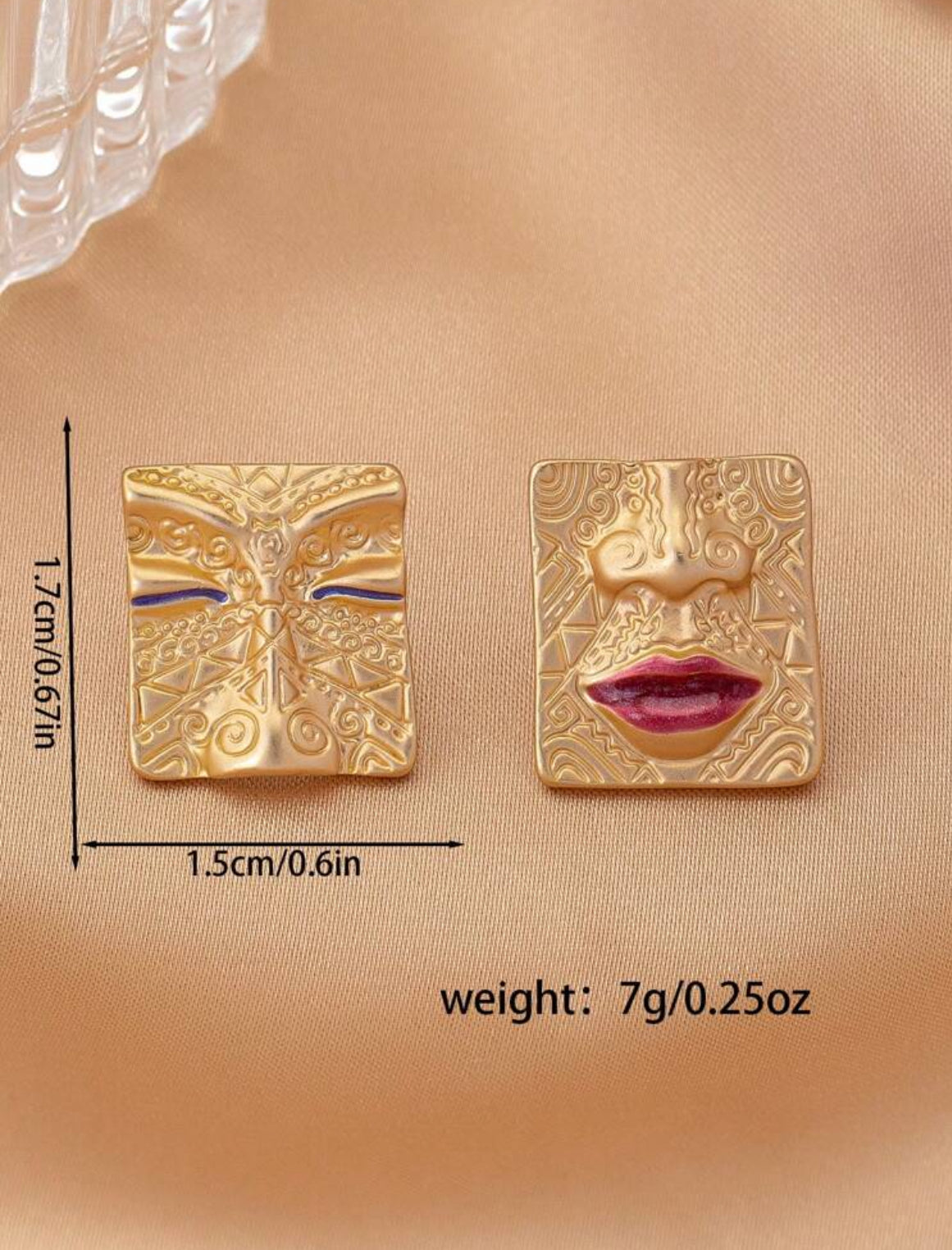 Abstract Head-Shaped Earrings/Women's Earrings/Jewelry