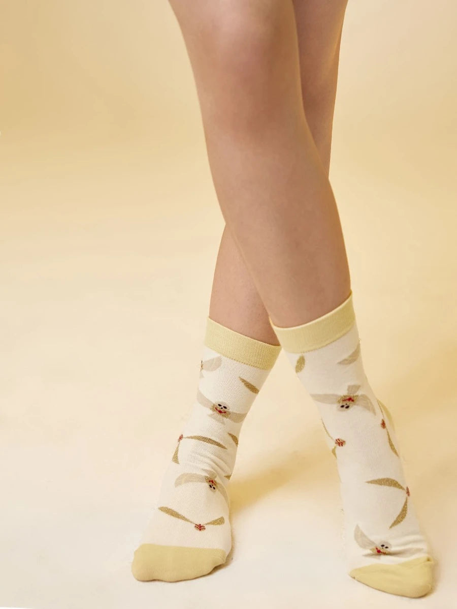 Warner Bros 100 Years X Harry Potter Letter & Figure Graphic Socks