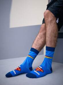 SUPERMAN Men Crew Socks