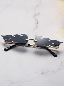 Unisex Pc & Metal Flame Decorative Fashion eyewear