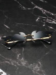 Unisex Pc & Metal Flame Decorative Fashion eyewear