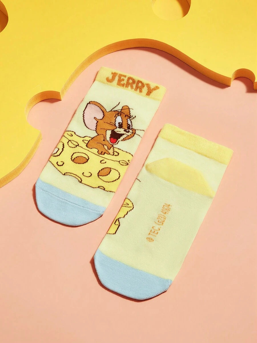 Tom & Jerry Kids Short Socks 2 pair set. Best for Gift