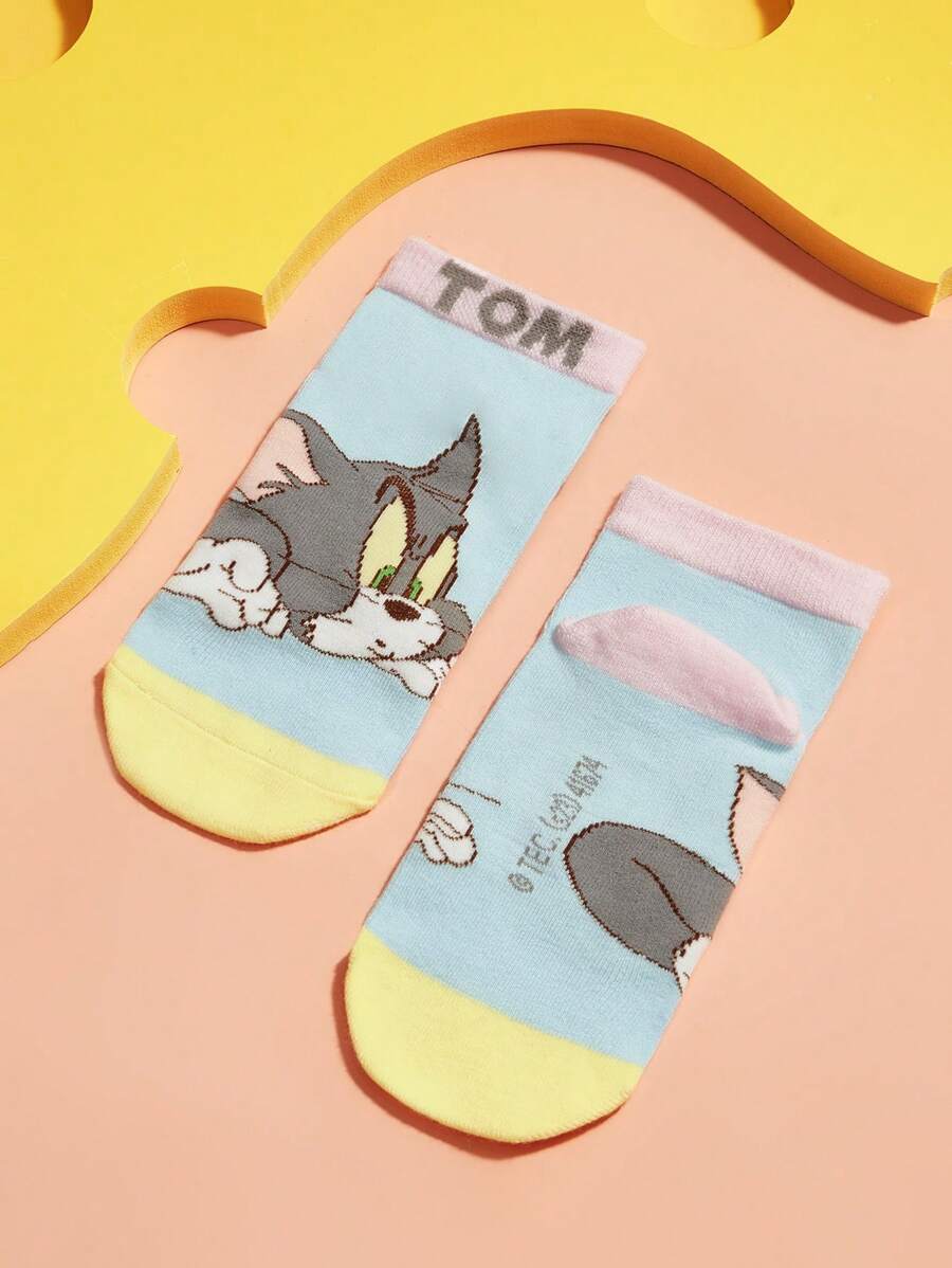 Tom & Jerry Kids Short Socks 2 pair set. Best for Gift