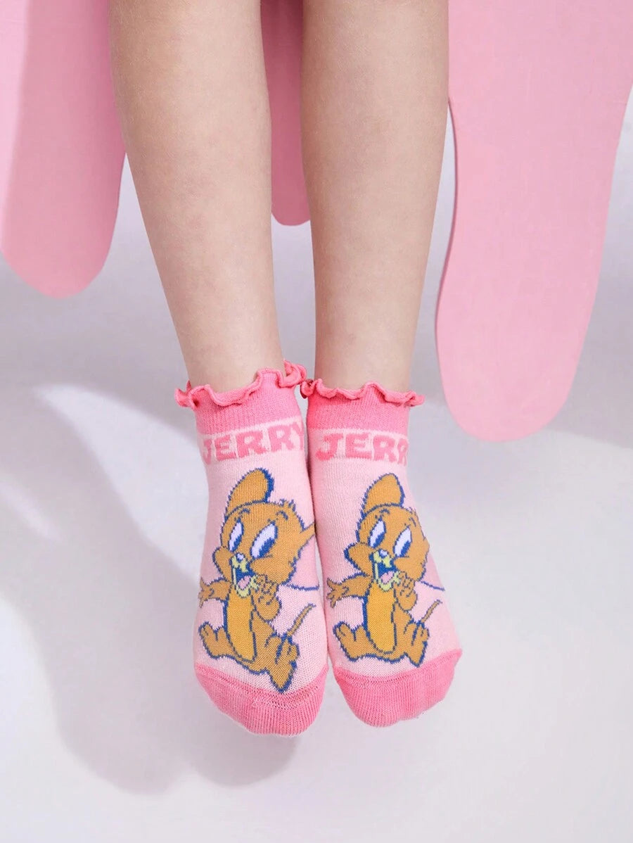 Tom &Jerry 2 pair Kids Cotton Socks Set. Best for Gift