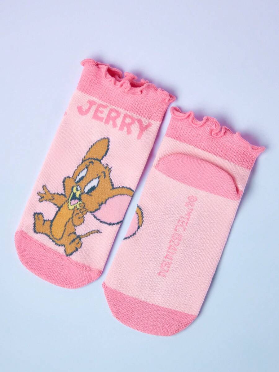 Tom &Jerry 2 pair Kids Cotton Socks Set. Best for Gift