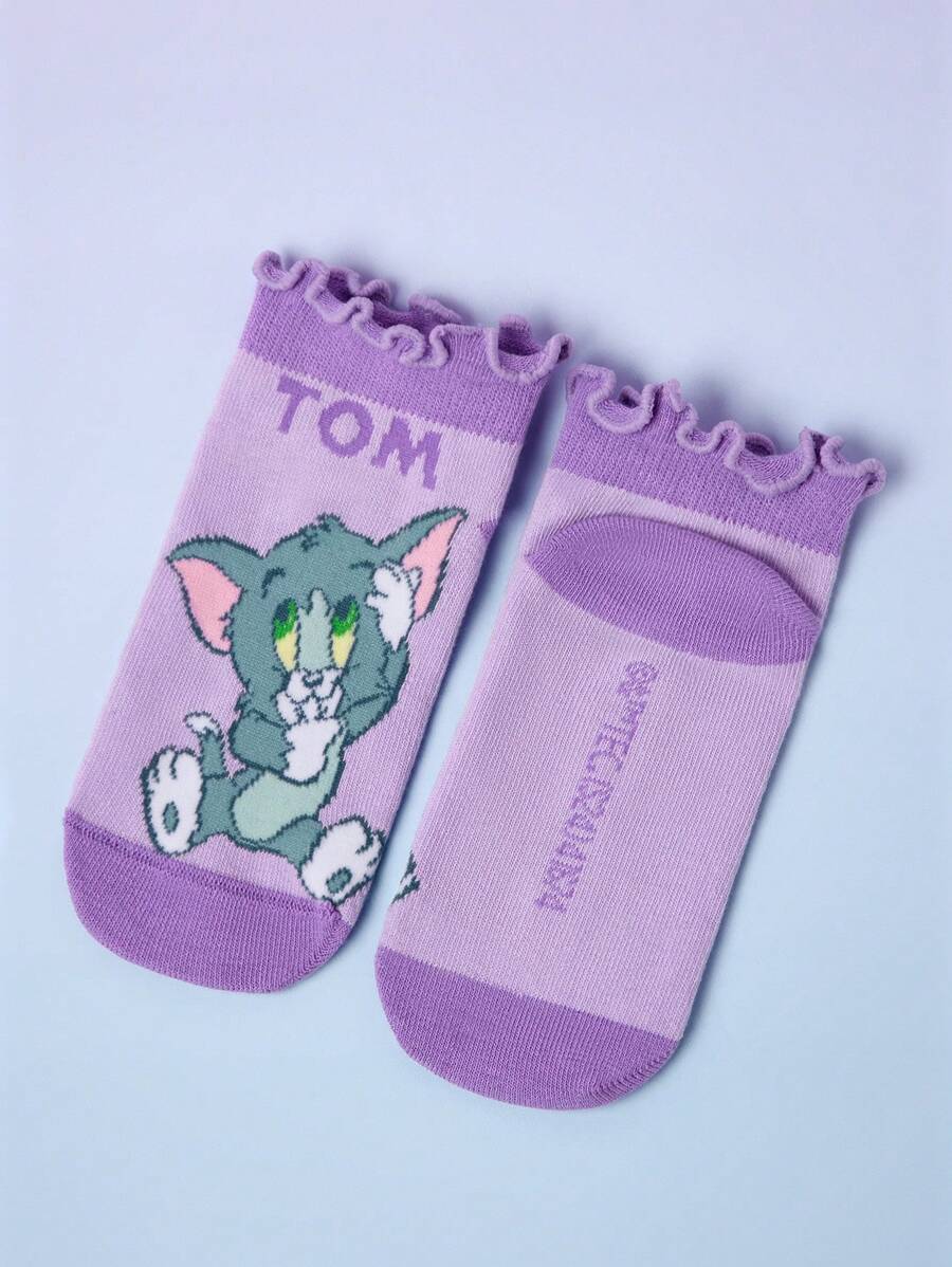Tom &Jerry 2 pair Kids Cotton Socks Set. Best for Gift