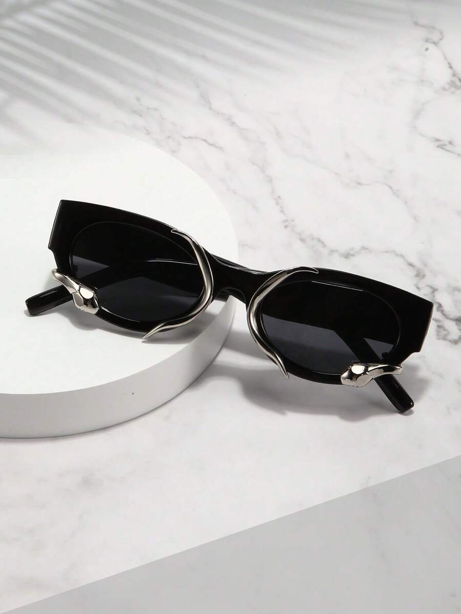 Glazzy Retro Square Snake Frame Fashion eyewear