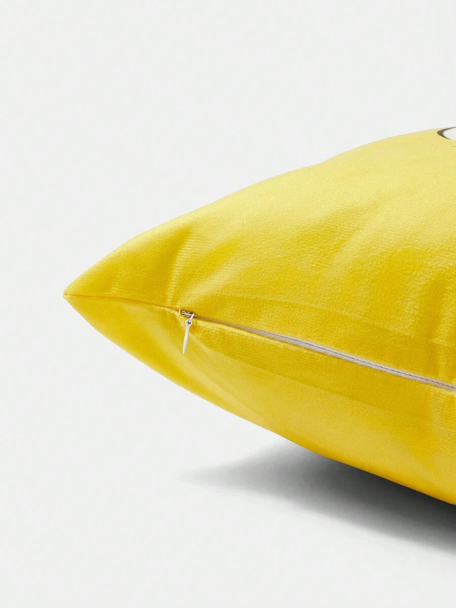 LOONEY TUNES Cartoon Printed Yellow Pillowcase for regular use