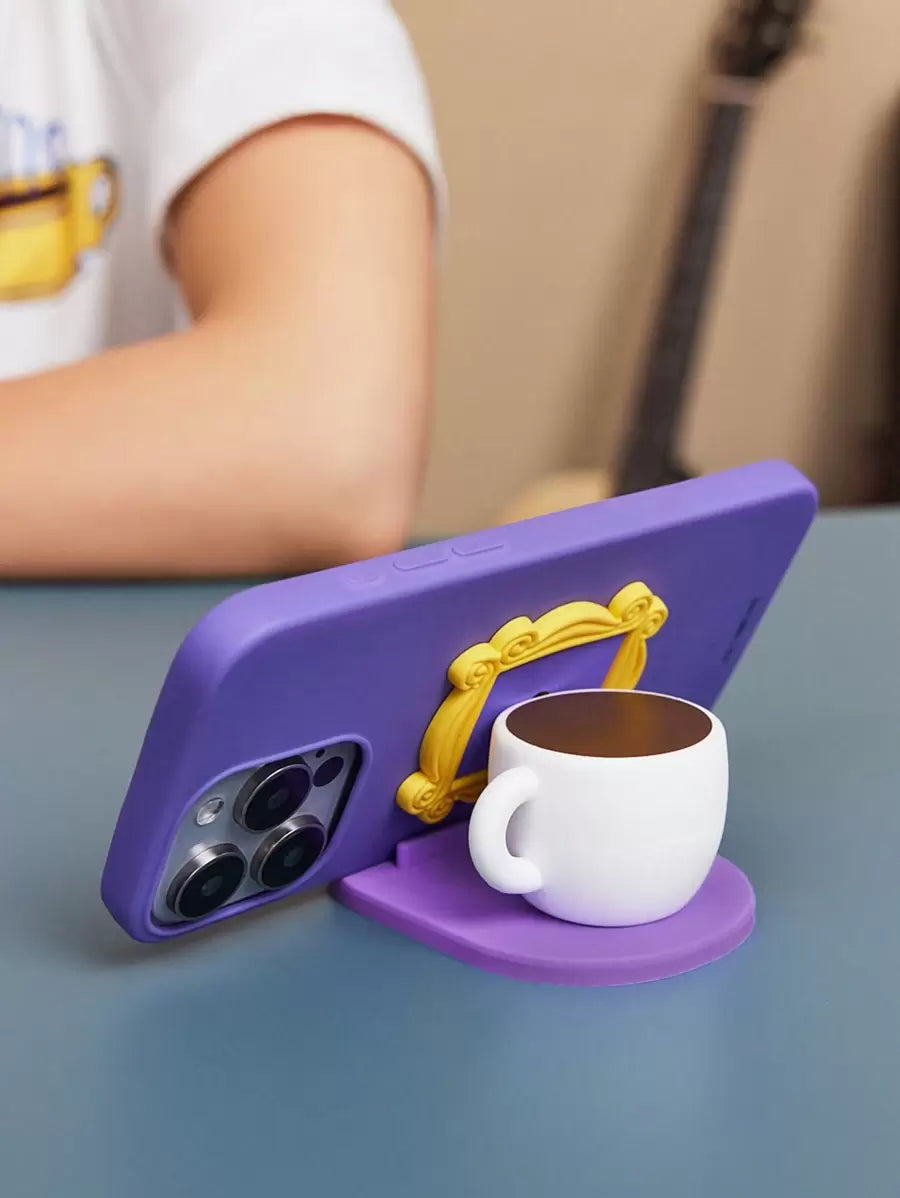 FRIENDS Central Perk Coffee Cup 3D Shape Mobile Phone Stand,Phone Holder, Gifts