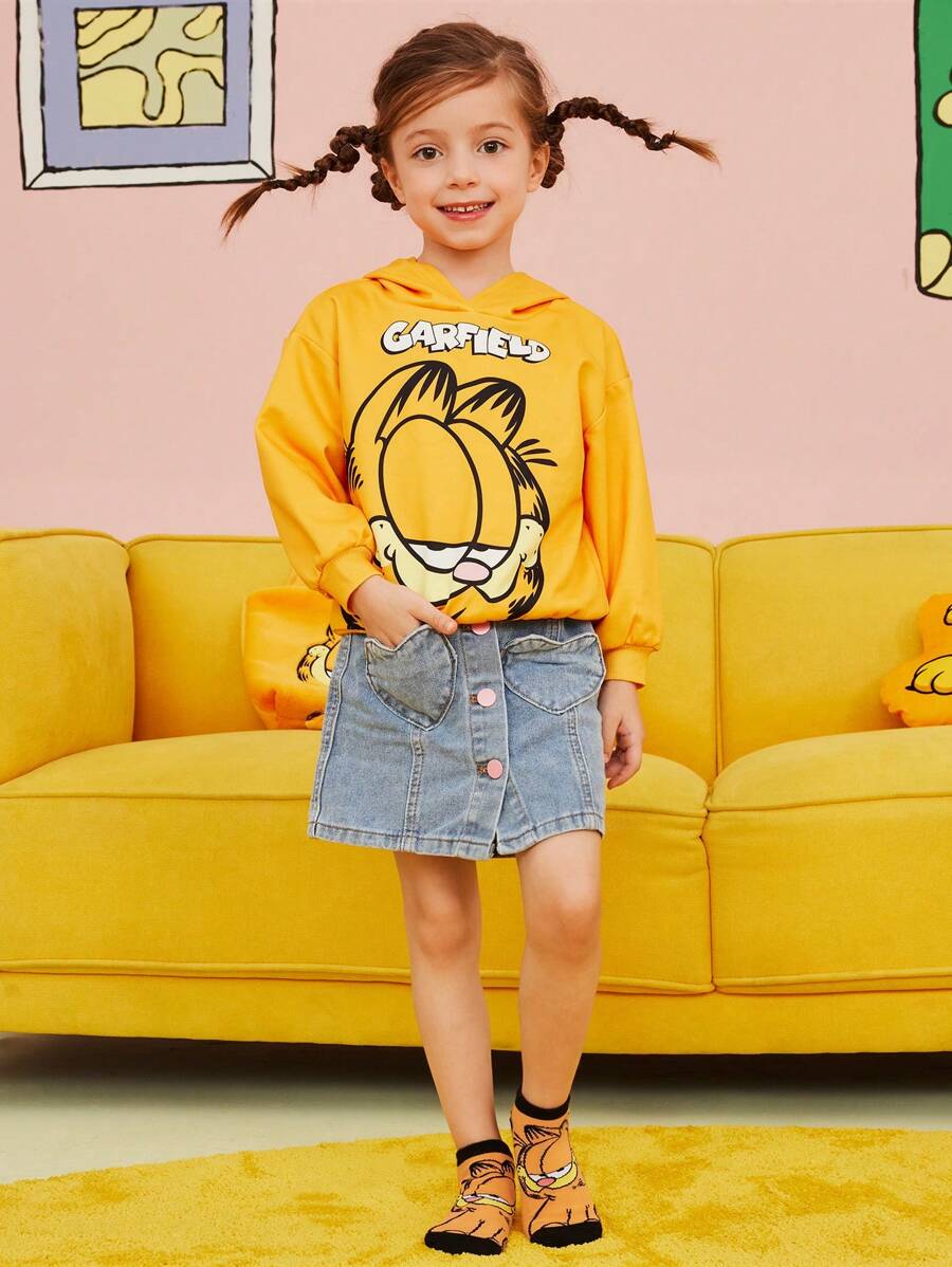 Garfield Kids 2 pair cotton socks set. Best for gift