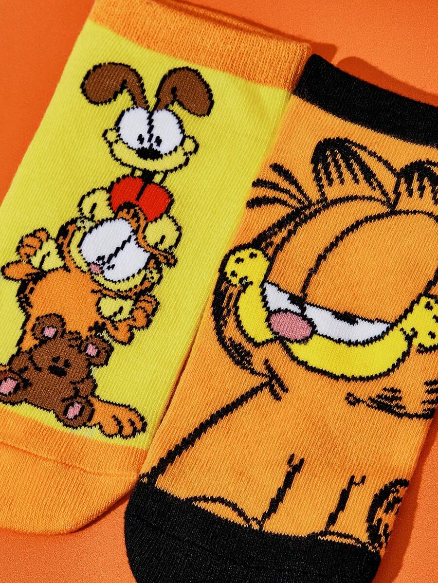 Garfield Kids 2 pair cotton socks set. Best for gift