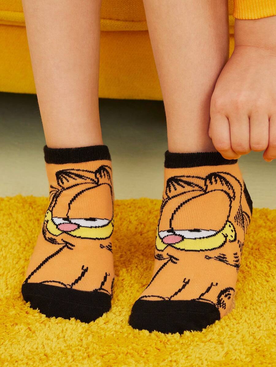 Garfield Kids 2 pair cotton socks set. Best for gift