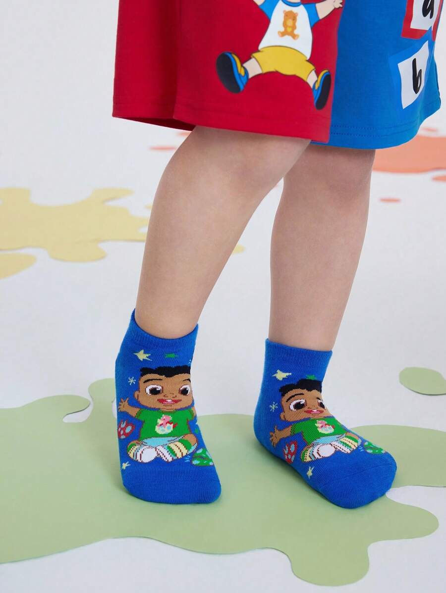 Coco Melon Kids 5 pairs Cotton Socks collection.Best for Gift