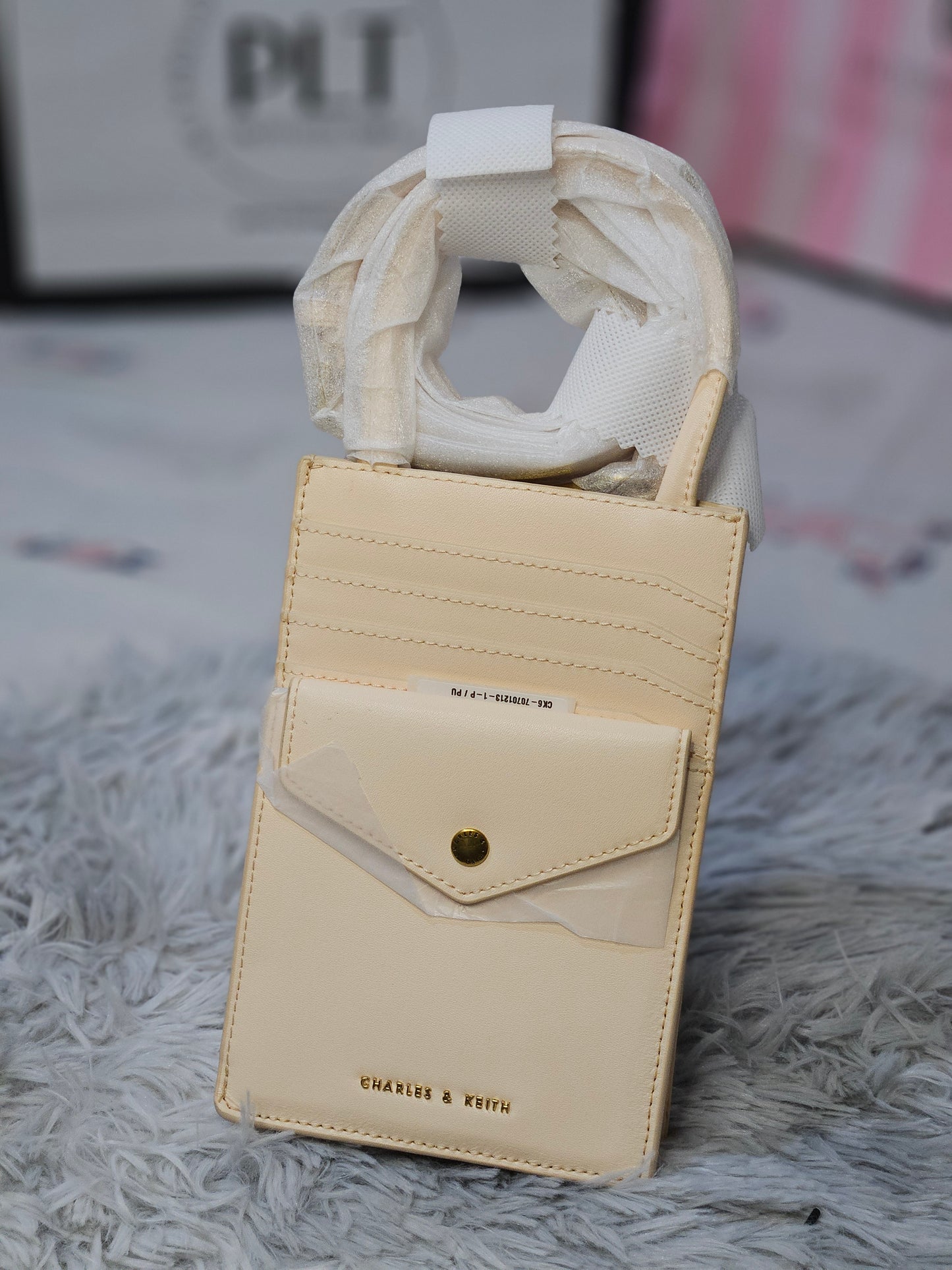 Mini Cardholder Crossbody Bag – Soft Beige by Charles & K eith