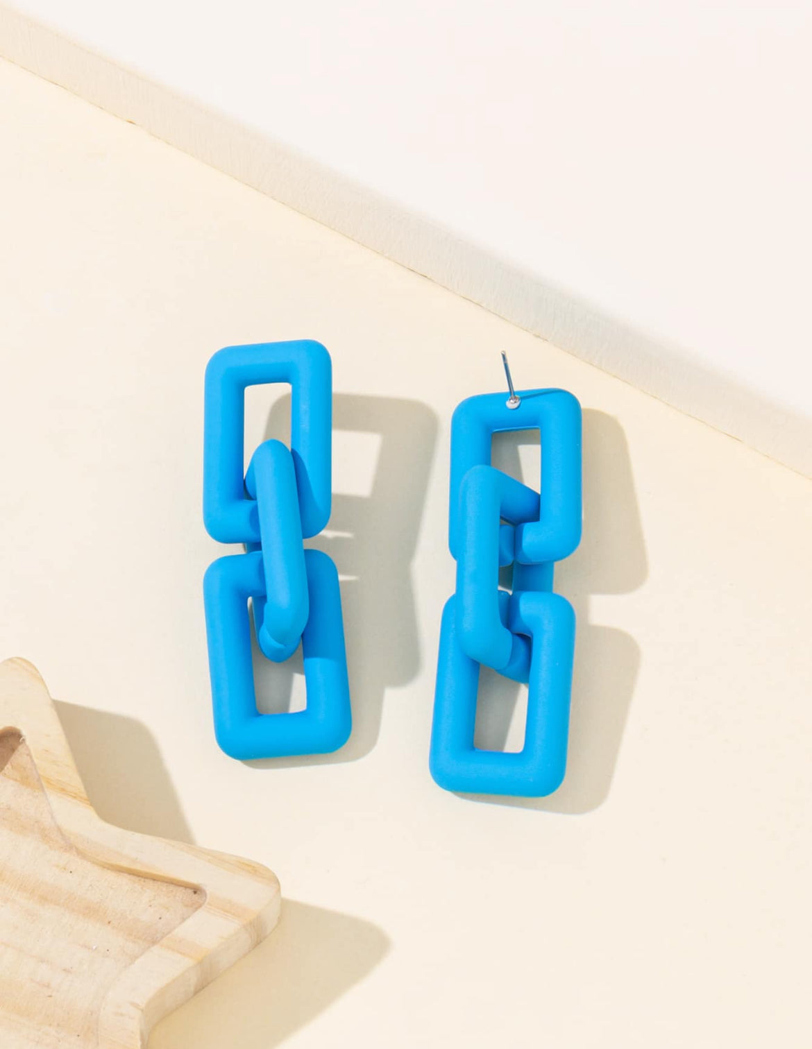 Fashionable Chain Design Drop Earrings