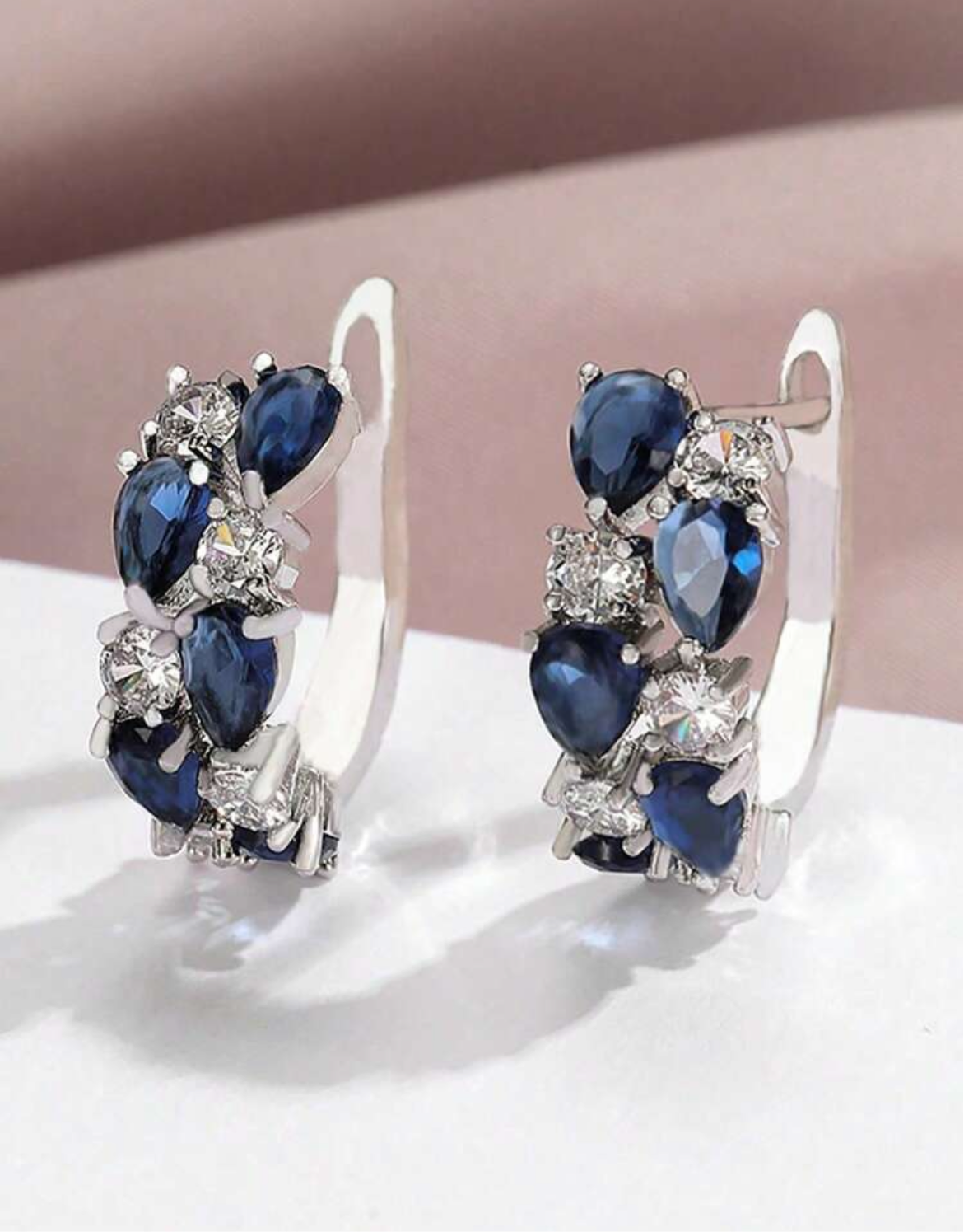 Monalisa Mul Cubic Zirconia Stud Earrings For Women Girl