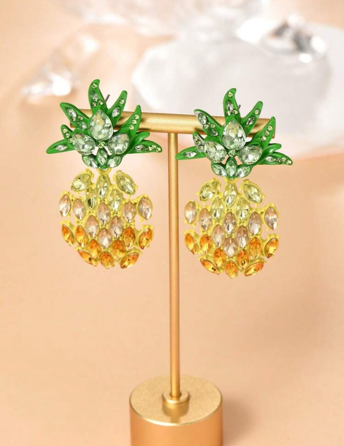 Big Pineapple Stud Earrings