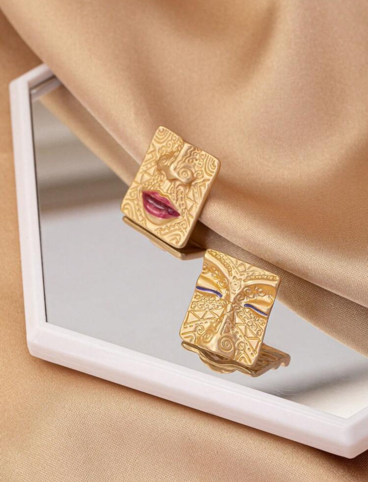 Abstract Head-Shaped Earrings/Women's Earrings/Jewelry