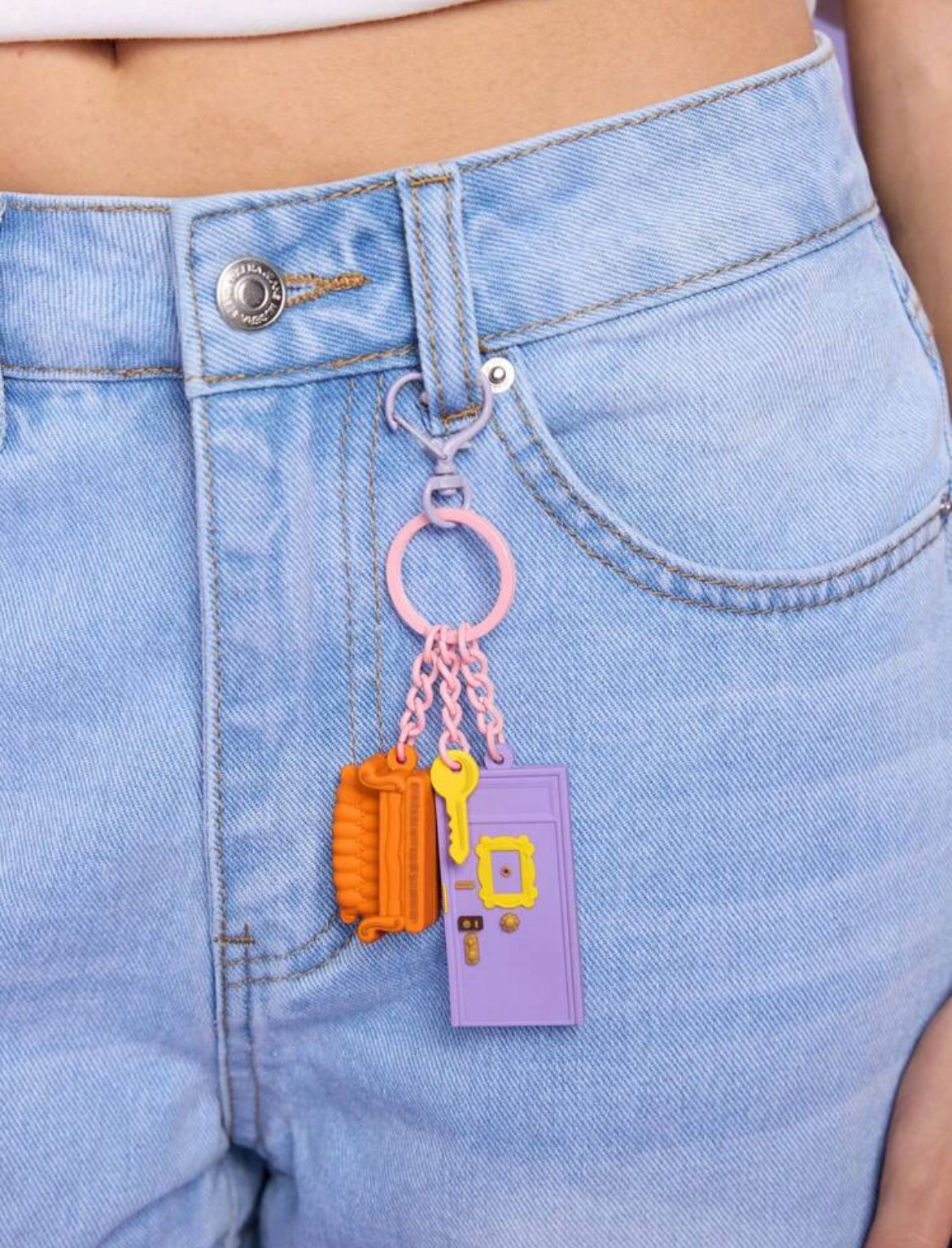 FRIENDS Classic Element Keychain, Bag Hanger, Decoration, Gift