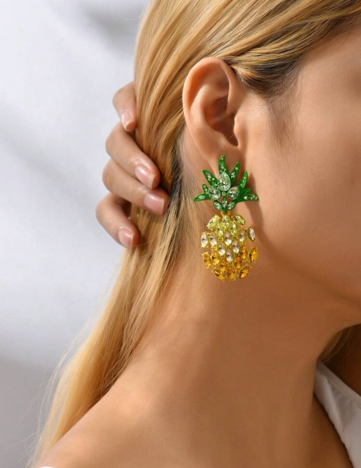 Big Pineapple Stud Earrings