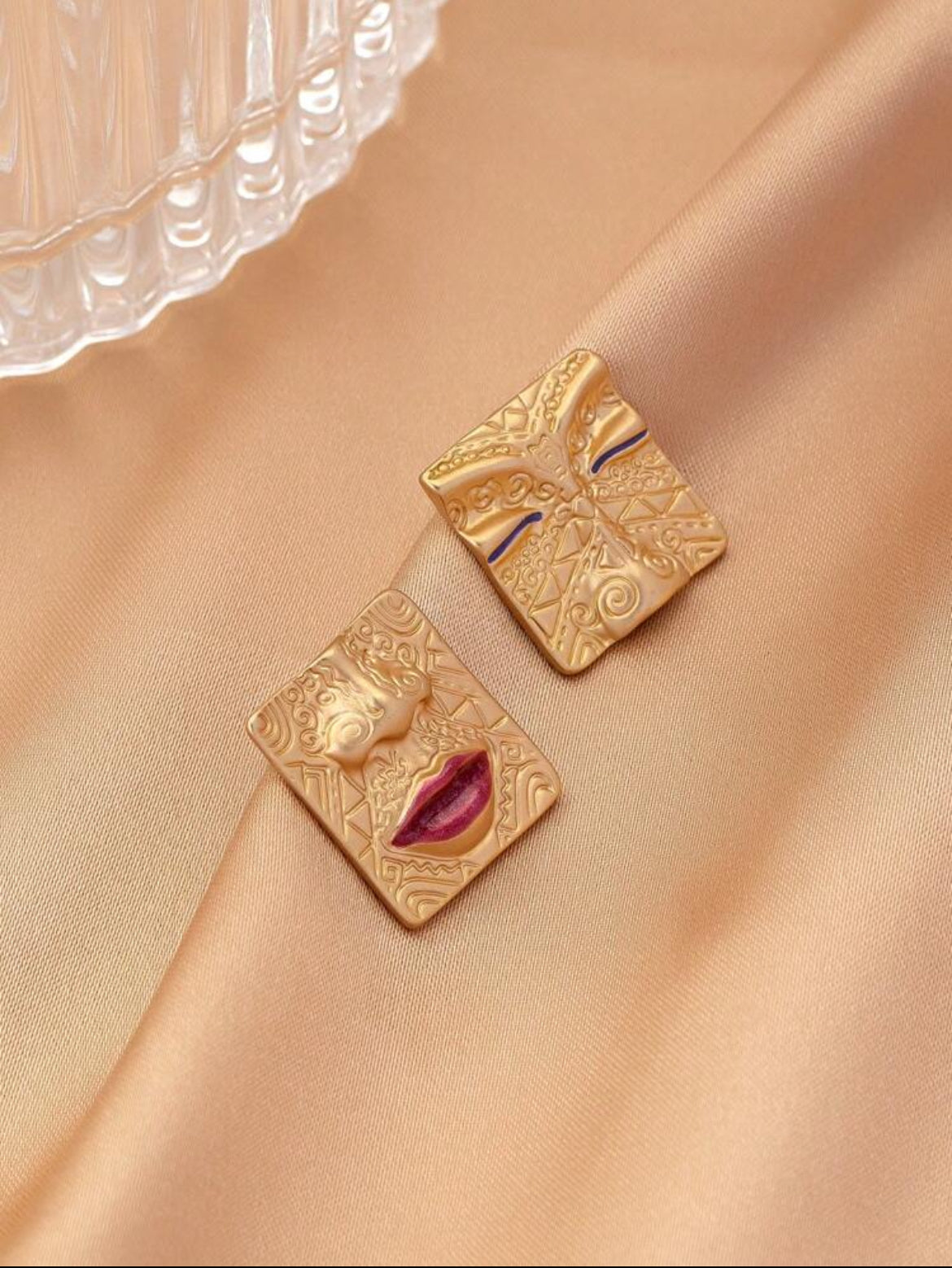 Abstract Head-Shaped Earrings/Women's Earrings/Jewelry