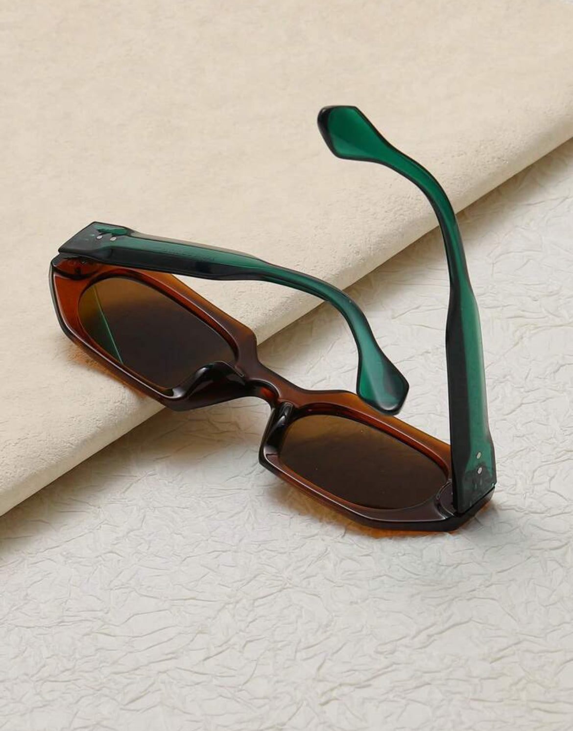 Dual-Tone PC Frame Rivet Fashion Glasses