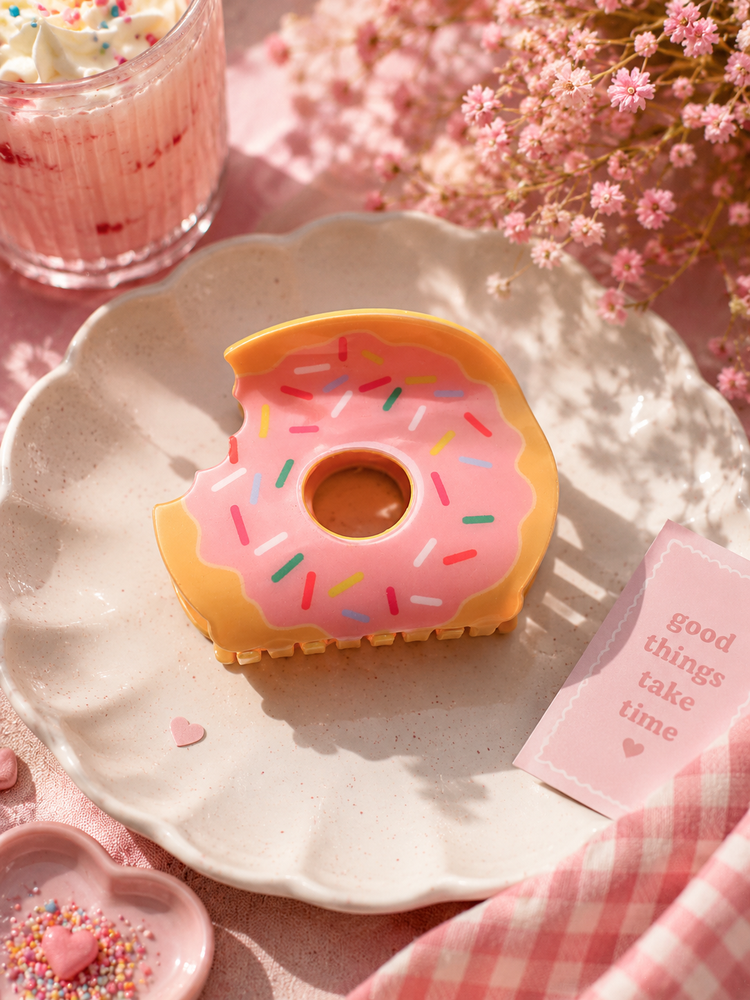 Sweet Donut Hair Clip.GiftSweet Donut Hair Clip