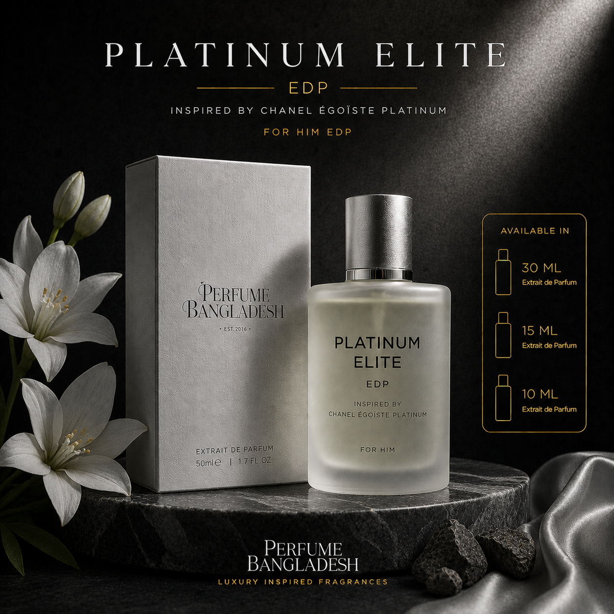Platinum Elite EDP - For Him