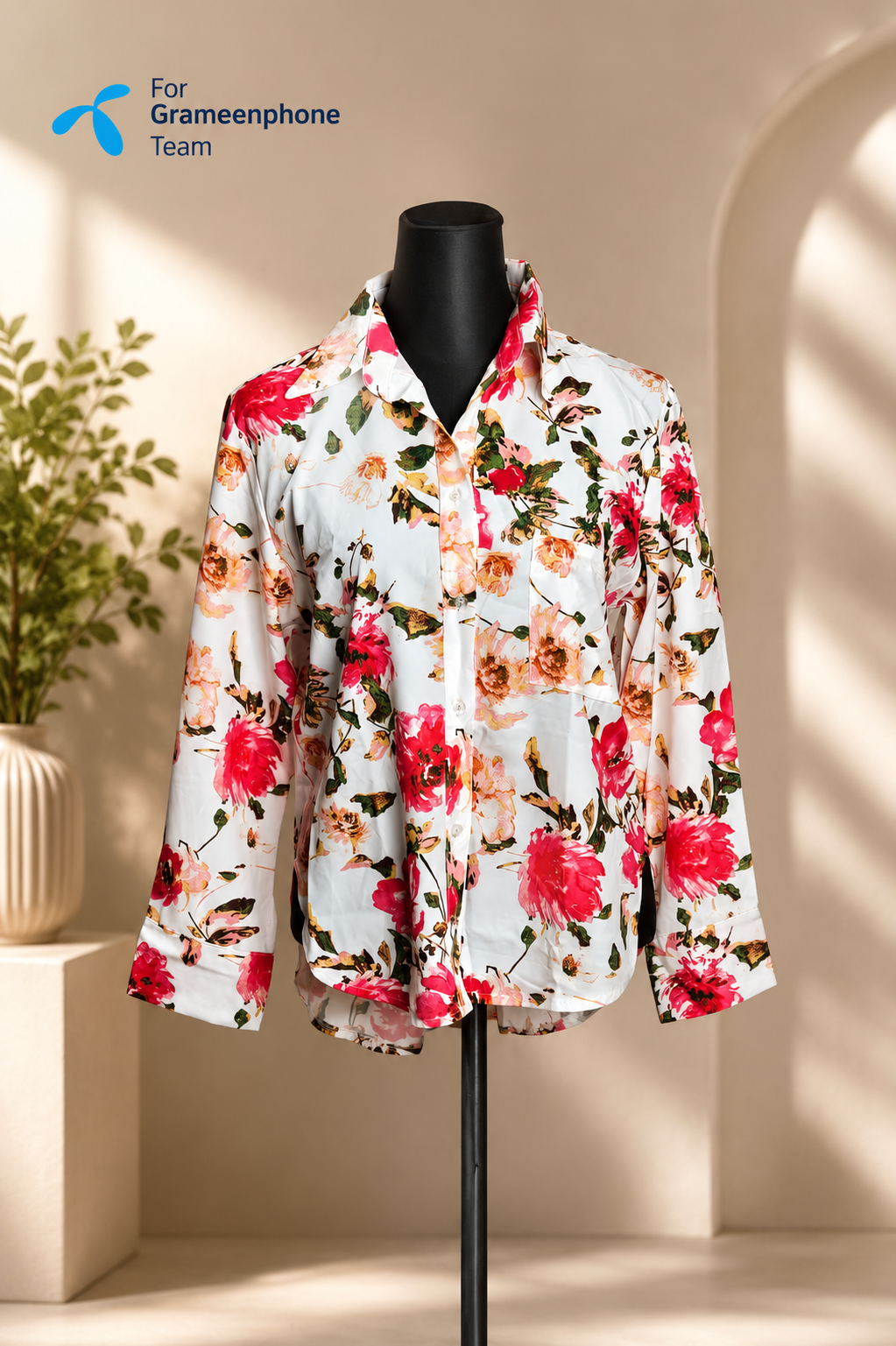 Bloom Garden Shirt. Size L