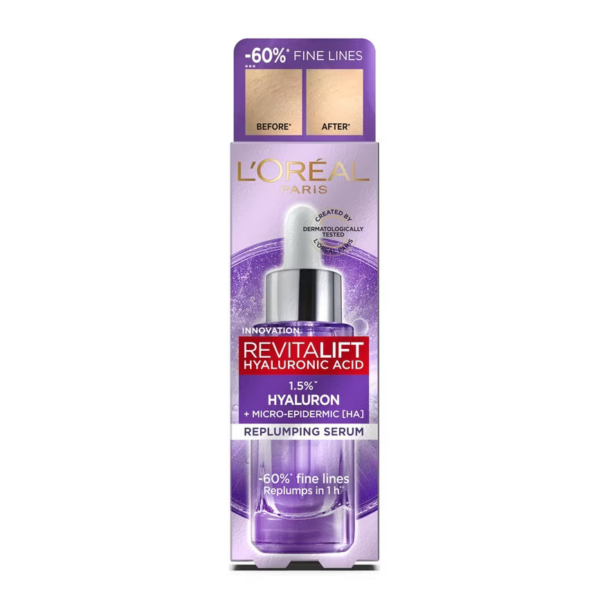 L'Oreal Paris Revitalift Hyaluronic Acid Replumping Serum 30 Ml.gift