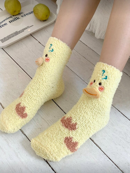 Duck Decor Crew Socks