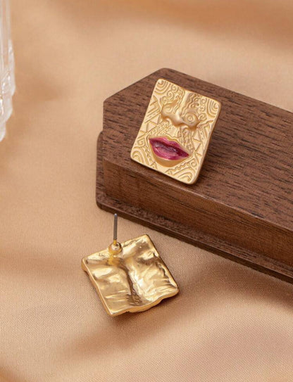 Abstract Head-Shaped Earrings/Women's Earrings/Jewelry