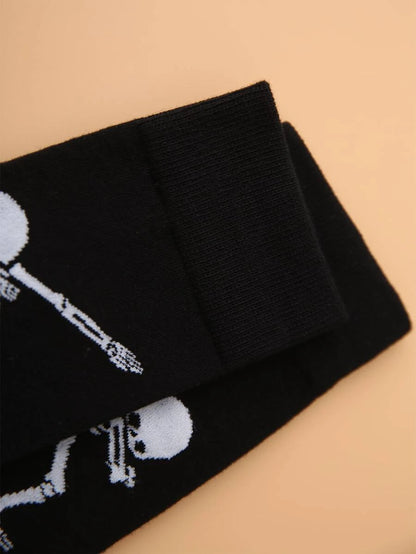 Men Skull Pattern Socks