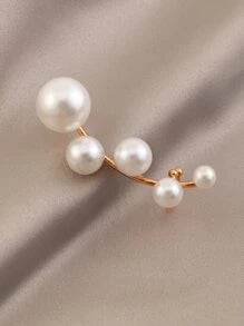 Faux Pearl Decor Ear Cuff(One Ear)