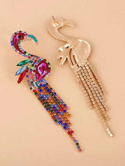 Elegant Juranq Rhinestone Animal Earrings