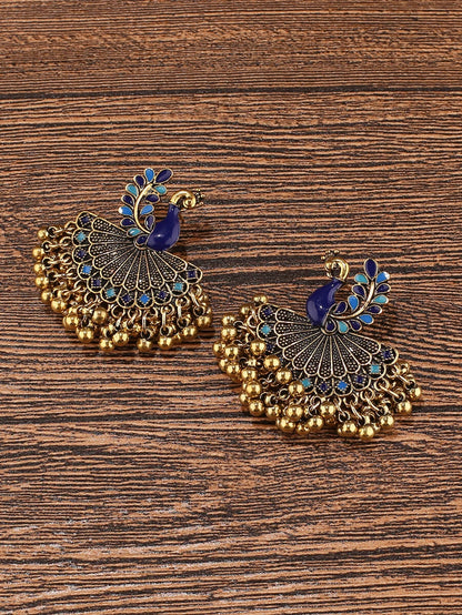 Peacock Decor Elegant Earrings