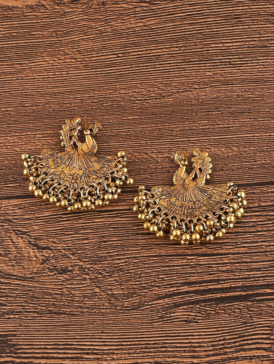 Peacock Decor Elegant Earrings
