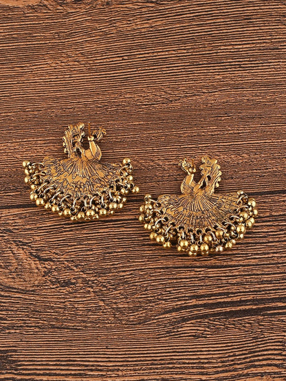 Peacock Decor Elegant Earrings