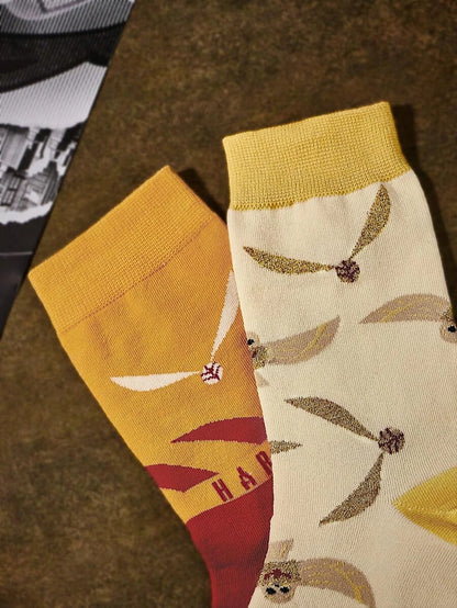 Warner Bros 100 Years X Harry Potter Letter & Figure Graphic  Socks