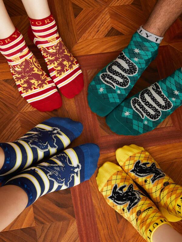 HARRY POTTER Unisex Animal Pattern Creative Ankle Socks