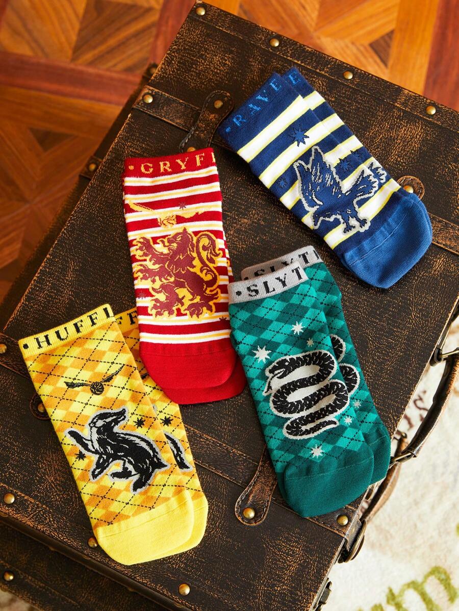 HARRY POTTER Unisex Animal Pattern Creative Ankle Socks