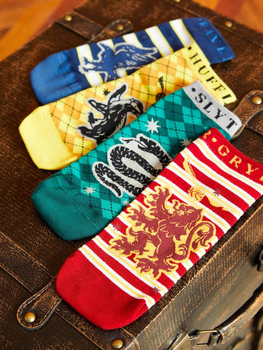 HARRY POTTER Unisex Animal Pattern Creative Ankle Socks