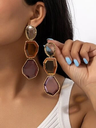 Irregular Drop Earrings For Women