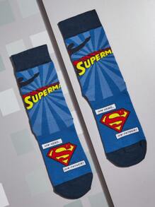 SUPERMAN  Men  Crew Socks