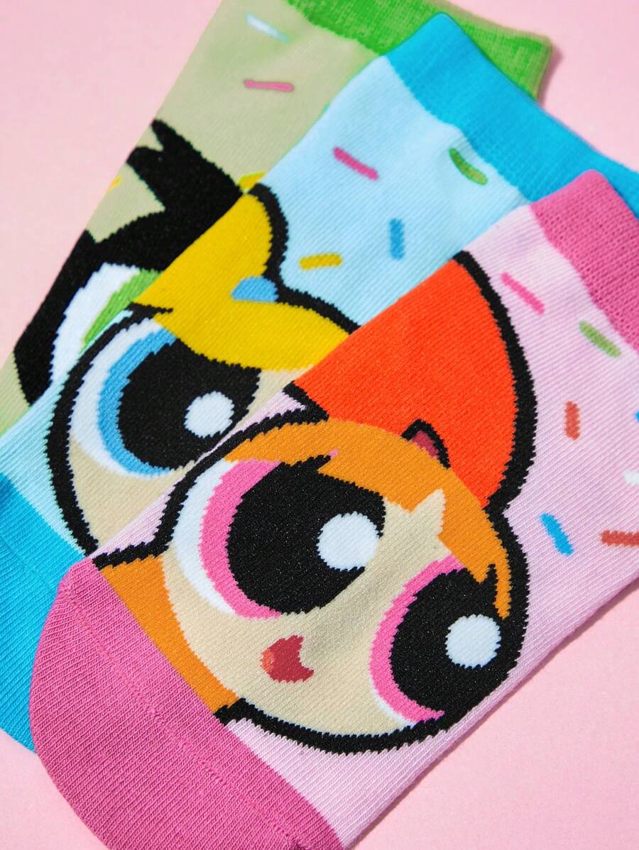 THE POWERPUFF GIRLS Kids Socks