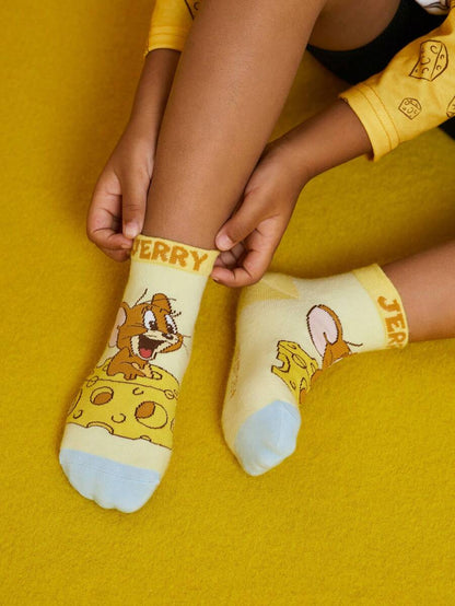 Tom & Jerry Kids Short Socks 2 pair set. Best for Gift