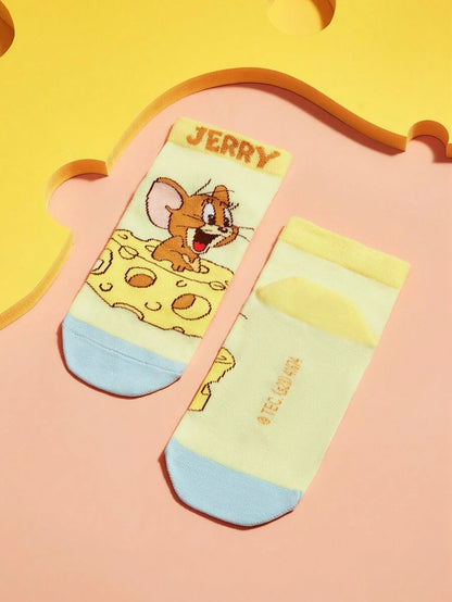 Tom & Jerry Kids Short Socks 2 pair set. Best for Gift