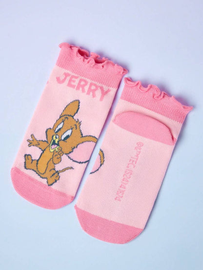 Tom &Jerry 2 pair Kids Cotton Socks Set. Best for Gift