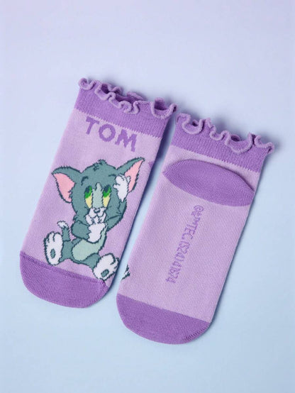 Tom &Jerry 2 pair Kids Cotton Socks Set. Best for Gift